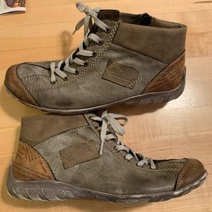 Rieker lace up ankle boot